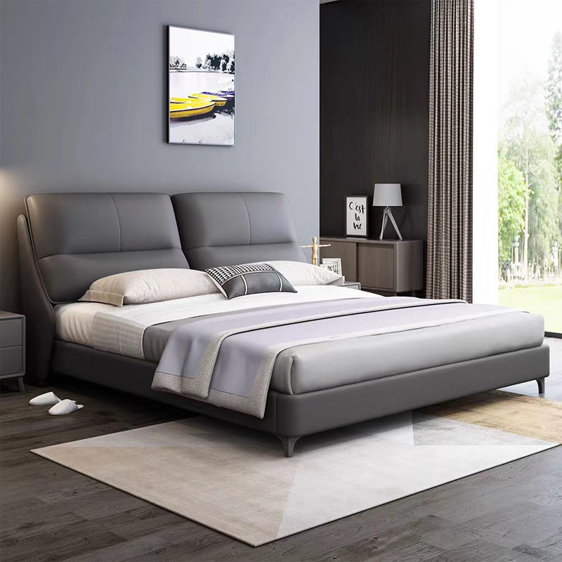 1040 Double soft Napa leather bed