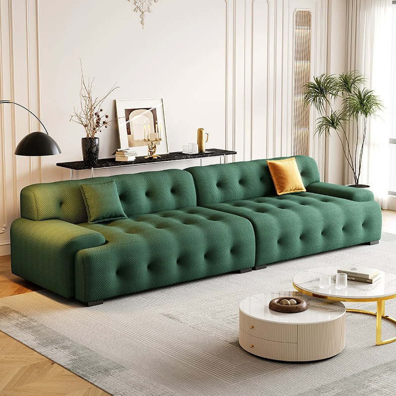 8047 Cream style Nordic light luxury internet red Rocheburg fabric sofa