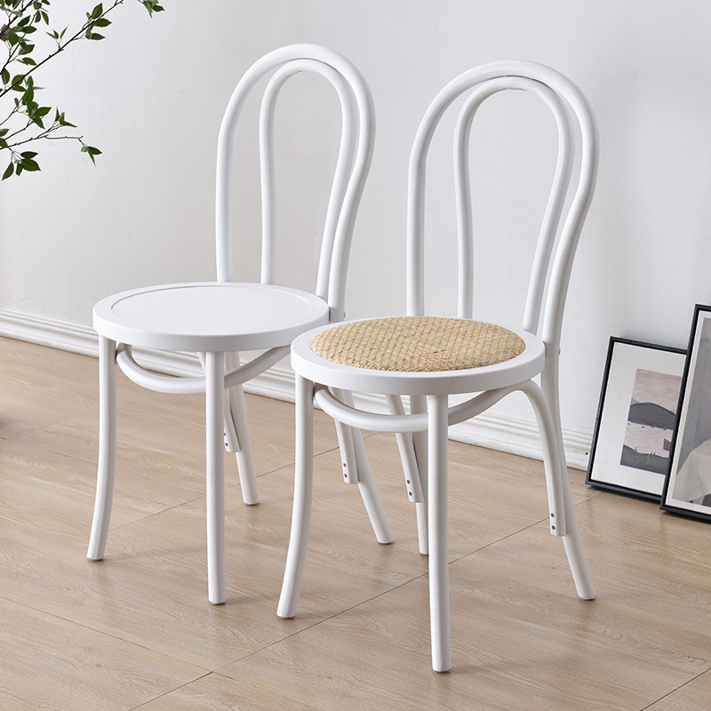4057 Vine Chair Hotel Tea Room Solid Wood Dining Chair Coffee Shop Chair