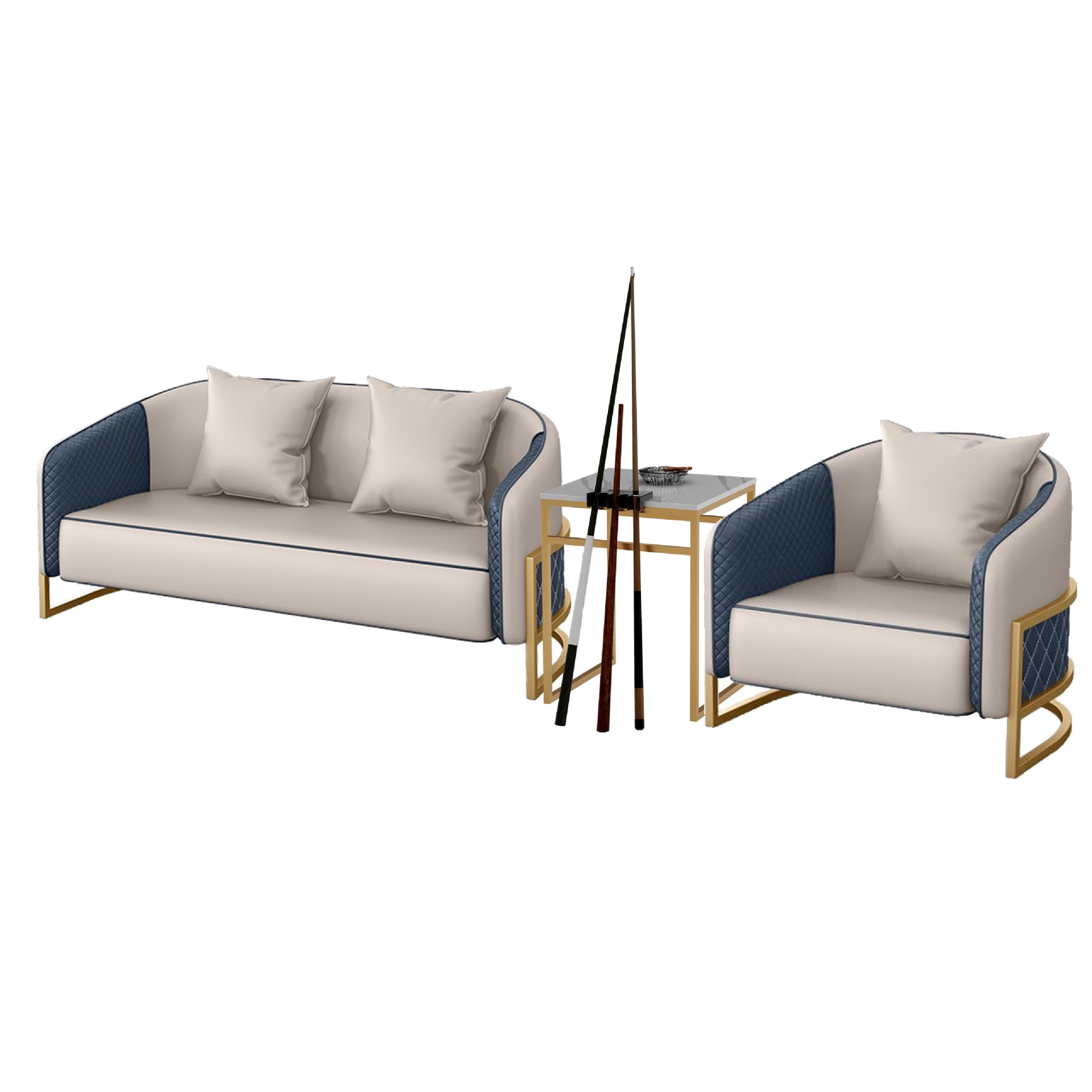 8004 Special observation chairs and sofas for billiards hall