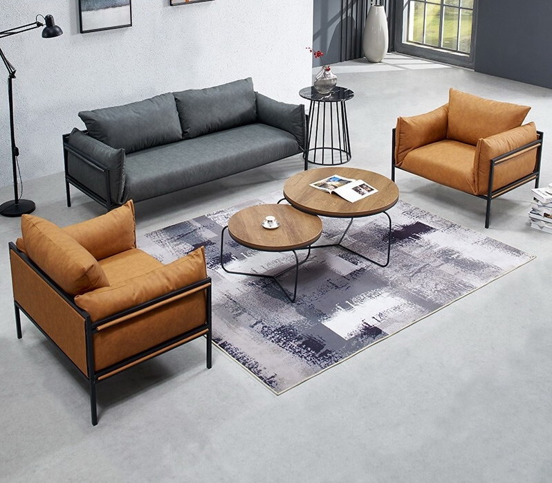 8009 Office exhibition hall reception sofa