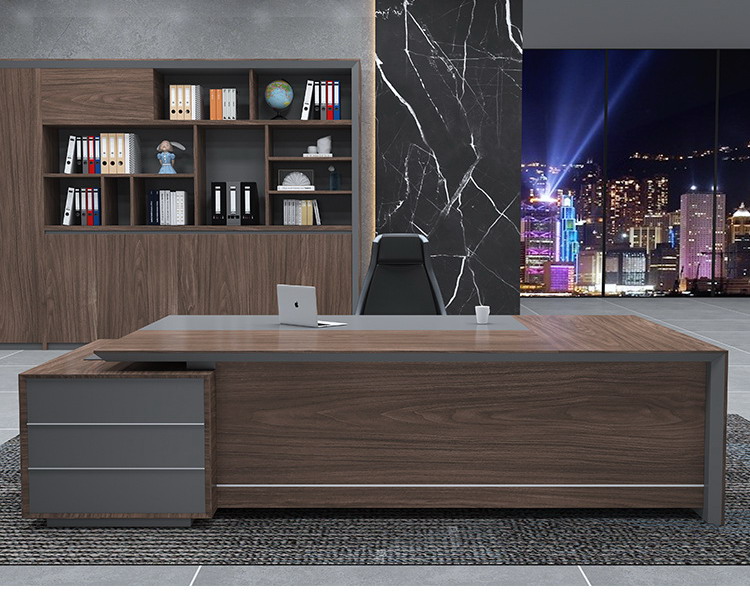 7011 Minimalist modern office desk and chair set