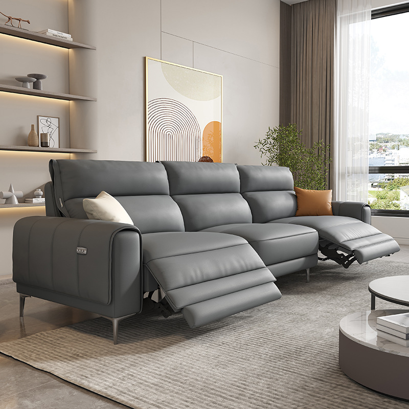 8012 Electric multifunctional first-class spacecraft leather sofa
