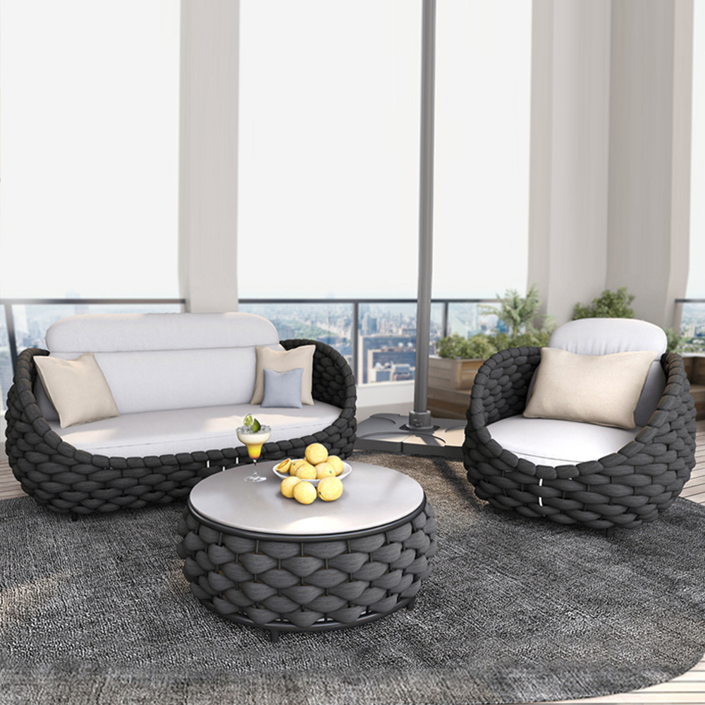 6017 Villa garden outdoor outside furniture courtyard rattan