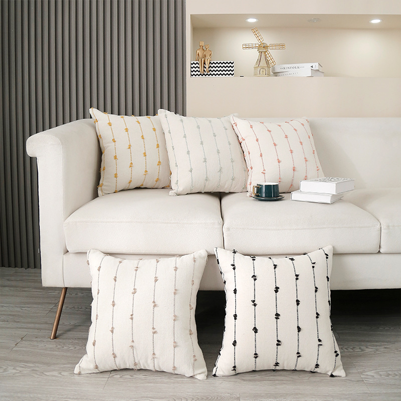 3669 Modern minimalist and wave point detachable cushion pillow