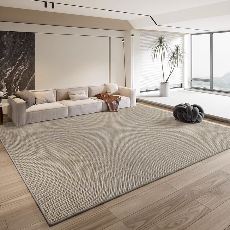 3502 Solid color wash free waterproof and minimalist household carpet