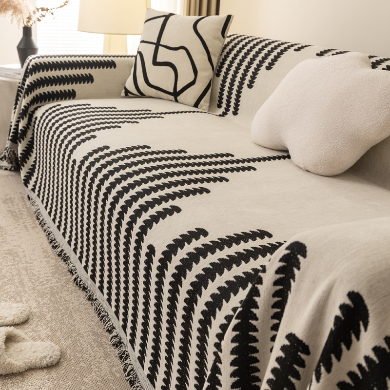 3007 Seasonal universal anti slip and anti cat scratch Chenille sofa towel