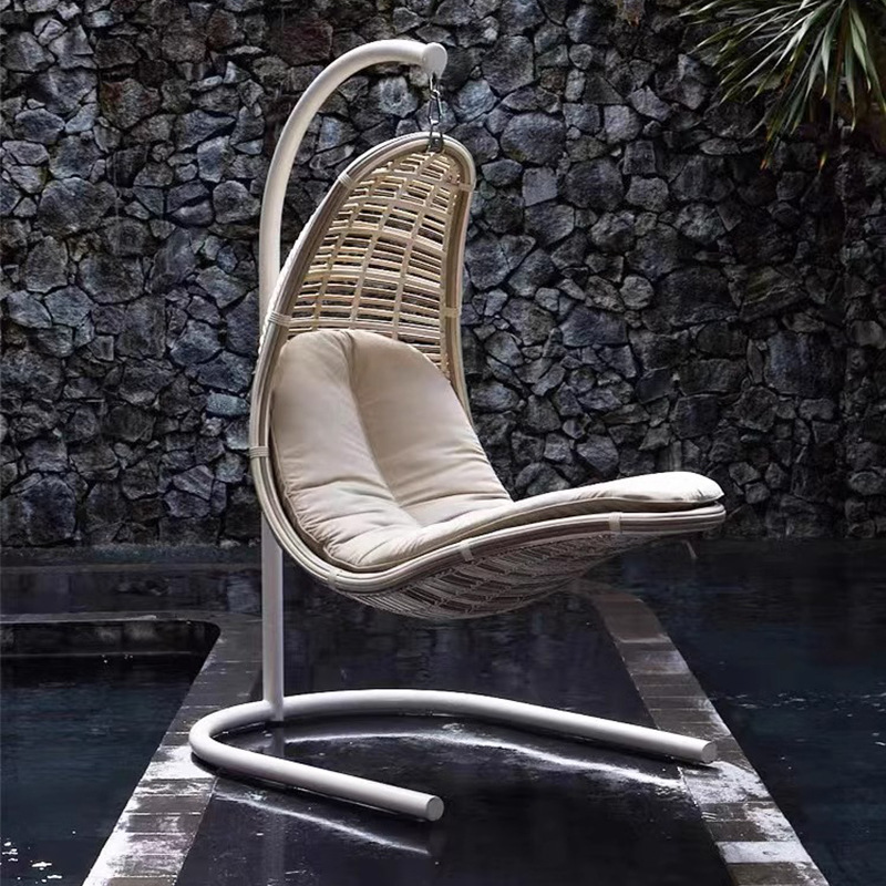 6038 Leisure courtyard outdoor hanging basket single person swing rocking chair