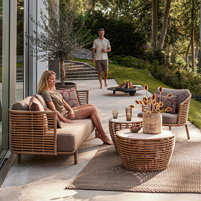 6050 Outdoor balcony leisure rattan chair sofa combination furniture