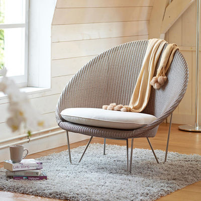 6060 Balcony small sofa outdoor lazy leisure circular rattan chair
