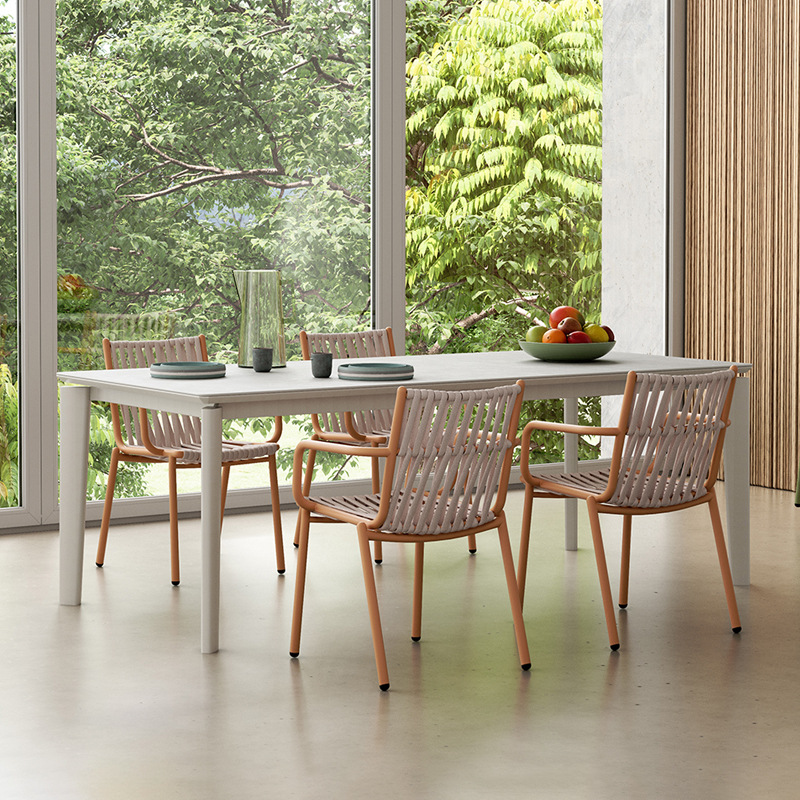 6079 Courtyard leisure balcony rattan chairs