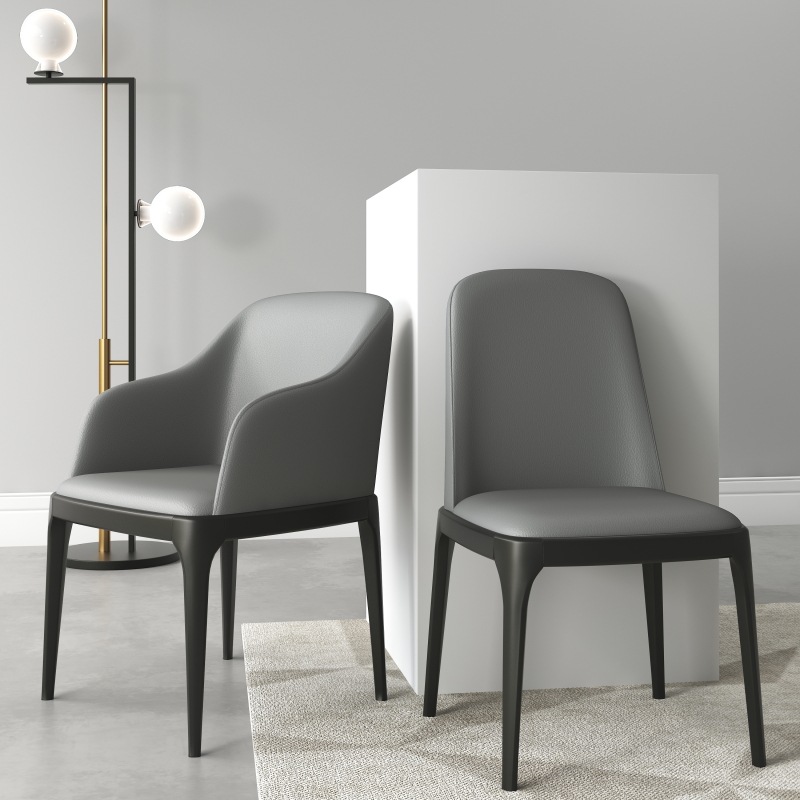 4075 Nordic Home Restaurant Hotel Cafe Solid Wood Backrest Dining Chair