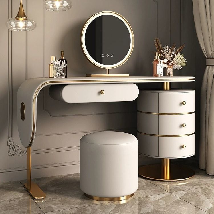 4083 Bucket cabinet integrated light luxury dressing table