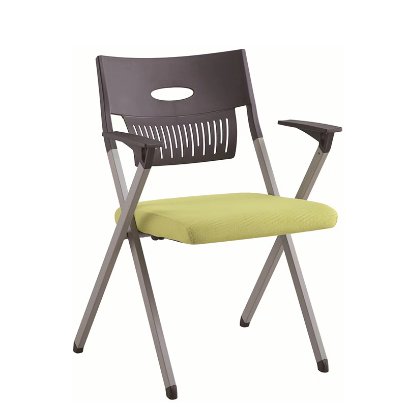 7034 Integrated Foldable Armrest Office Writing Board Conference Training Chair