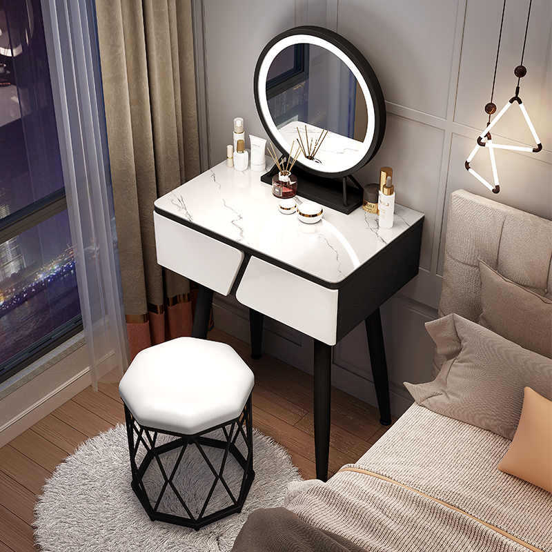 4096 Simple storage integrated small dressing table