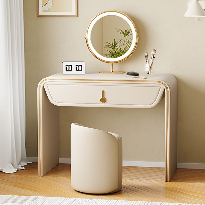 4098 Cream style girl room bedroom solid wood dressing table