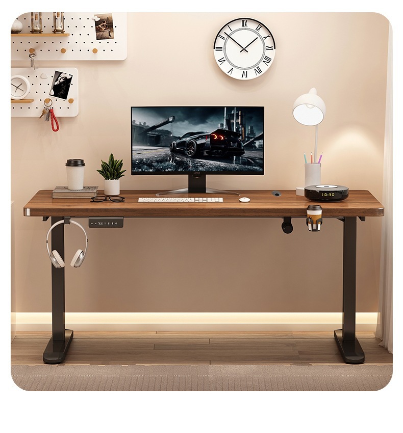 7038 Electric lifting smart computer desk with single and dual motors for e-sports